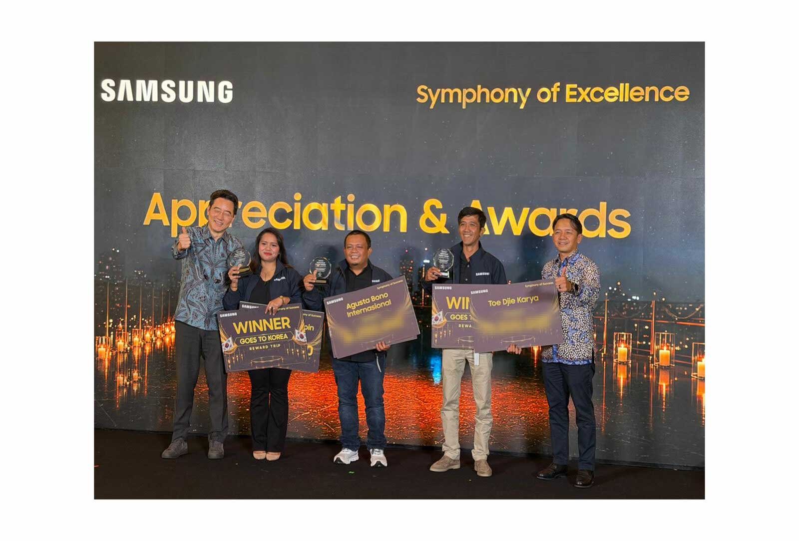 Piagam penghargaan Samsung — dokumentasi 1